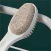 1pc Foot Scrub Brush, Pumice Exfoliator Dead Skin Callus Remover Heel Scrapper